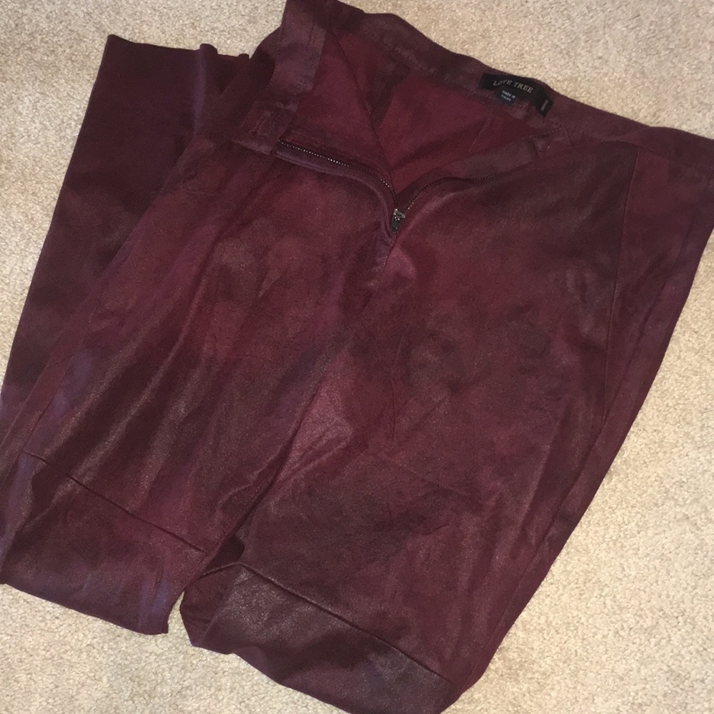 Maroon jeggings